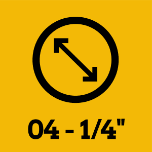 4(1/4") Diameter Hose 1st End Fittings without ferruls